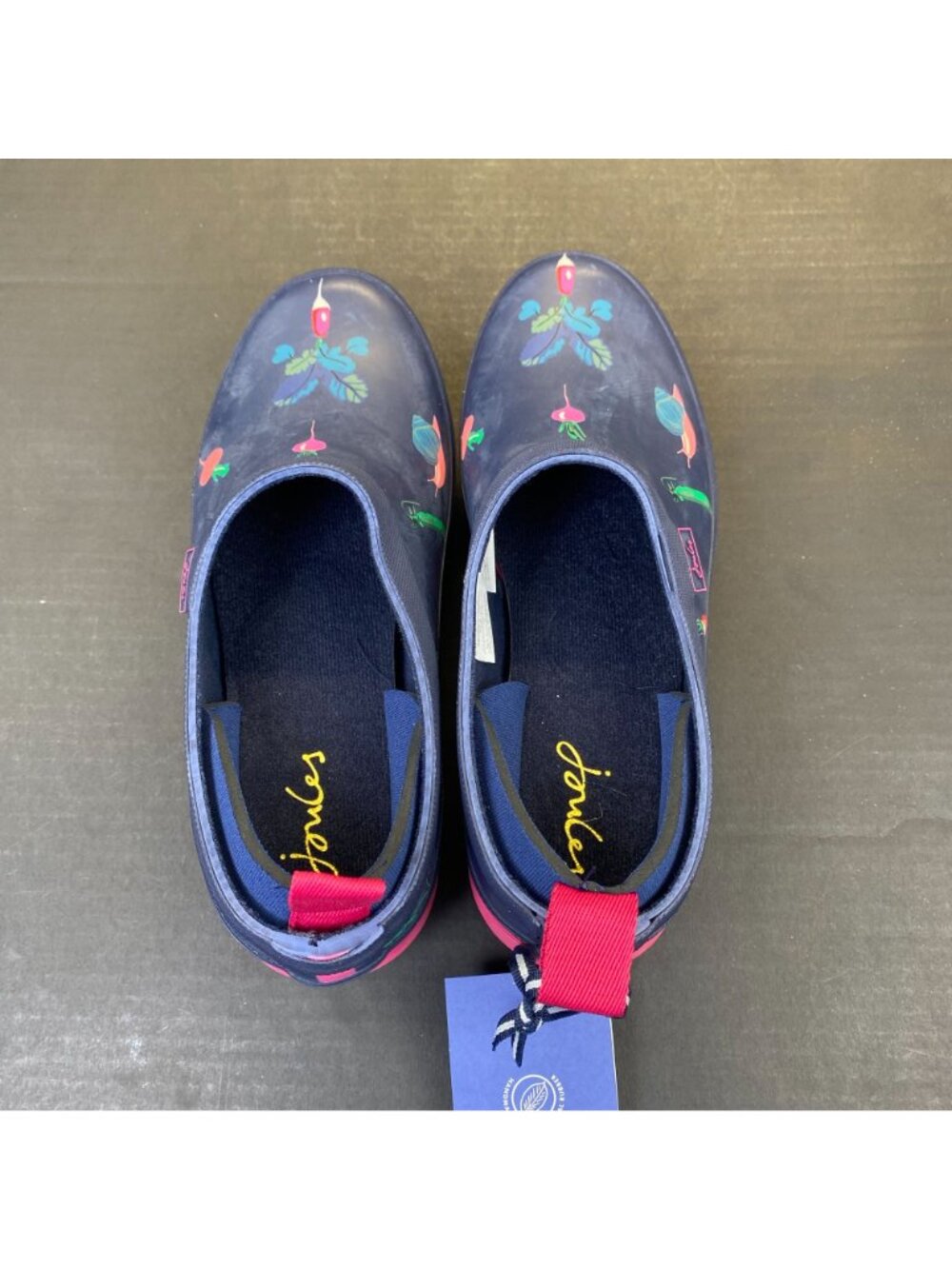 Joules Women's Pop On Rain Shoes Size 6 comfort New - Picture 12 of 15